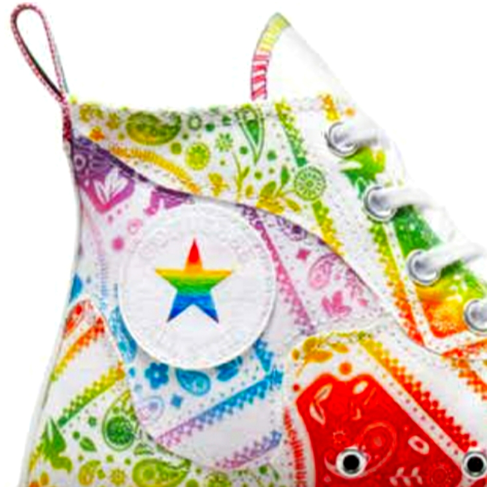 Converse Chuck Taylor Chuck 70 Unity Unisex Pride High Top Rainbow Sneakers 7 - Picture 7 of 17